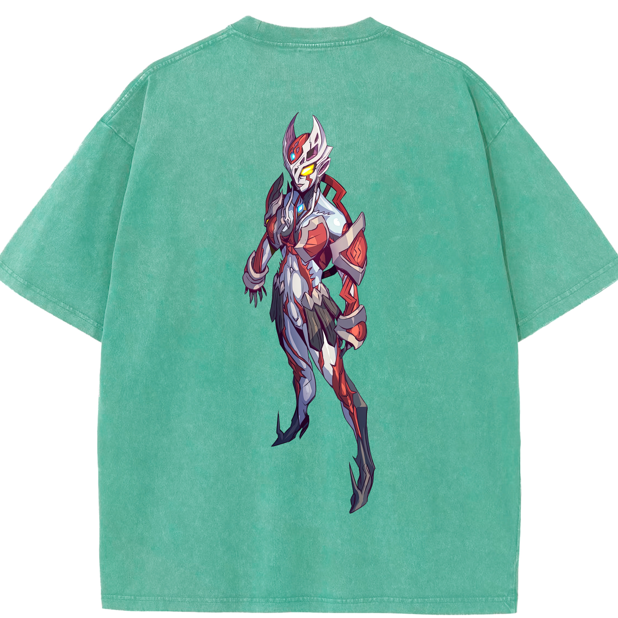 （画像用） ウルトラマン Ultraman 綿100% ヴィンテージ風 半袖Tシャツ（背面プリント）